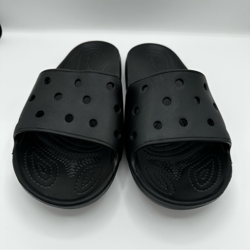 Crocs Orig. Classic Iconic Comfort Slides Sandals Unisex Adults Mens 9 Women 11